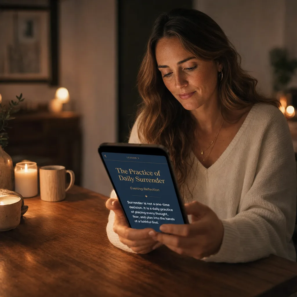 Read the lessons on your phone